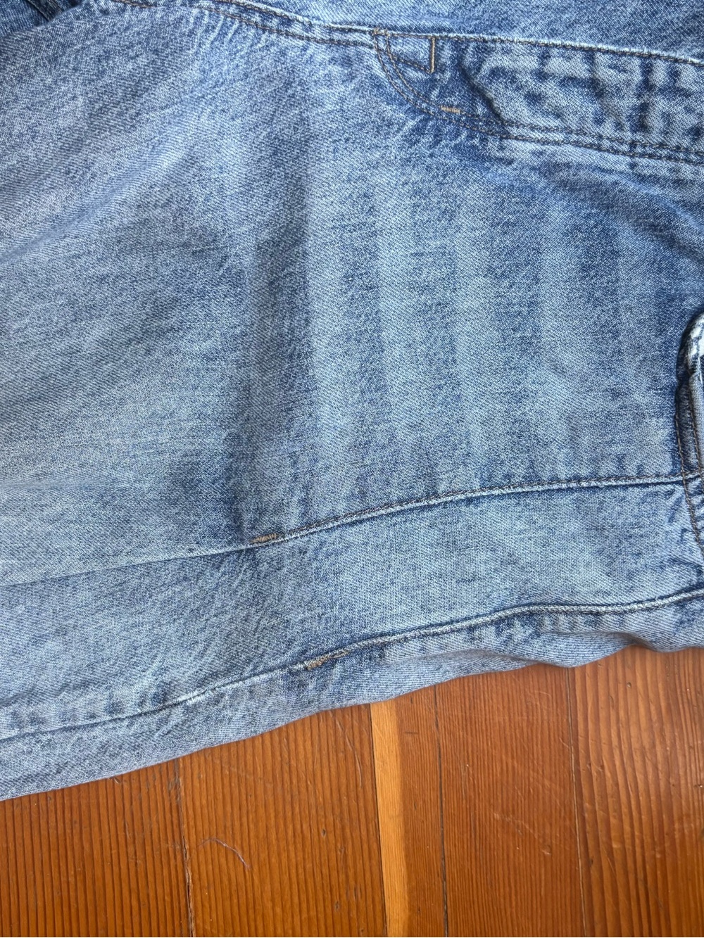 We the Free Old West Slouchy Jeans in Light Blue - Picture 7 of 9
